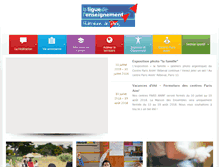 Tablet Screenshot of ligueparis.org